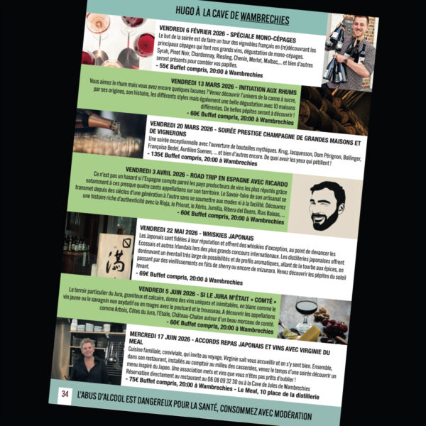 Dégustations à La Cave de Jules de Wambrechies