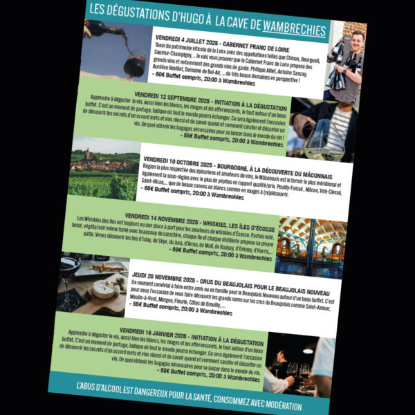 Dégustations à La Cave de Jules de Wambrechies